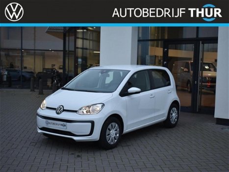 Volkswagen Up! - 1.0 Climatcontrol, Parkeersensoren, Telefoonhouder, Multifunctioneel leder stuurwie - 1