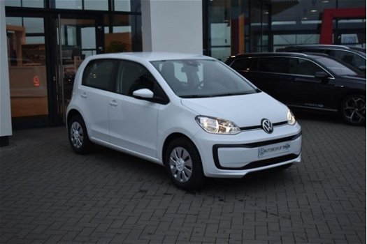 Volkswagen Up! - 1.0 Climatcontrol, Parkeersensoren, Telefoonhouder, Multifunctioneel leder stuurwie - 1