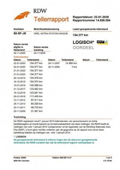 Opel Astra Wagon - 1.4 Edition | VAN 1e EIGENAAR | NW APK | - 1