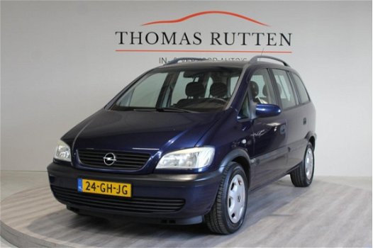 Opel Zafira - 1.6-16V Comfort 2000/ NAP/ Airco/ Elek ramen + Spiegels/ Radio CD/ Nette Auto/ Nieuwe - 1