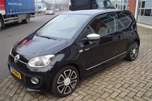 Volkswagen Up! - 1.0 high up BlueMotion BLACK * NAVI * CRUISE * LM VELGEN * NAP - 1