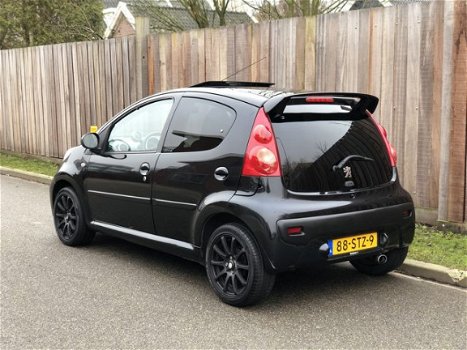 Peugeot 107 - 1.0-12V Black & Silver 5Drs Airco Lm velgen Leder Nieuwe APK+NAP! - 1