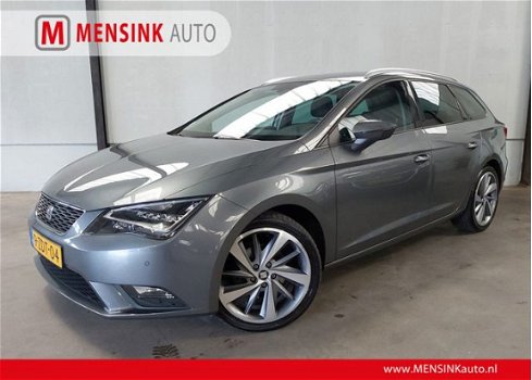 Seat Leon ST - 1.6 TDI Sport LED HALF LEER 1e EIGENAAR NAVI ECC CRUISE - 1