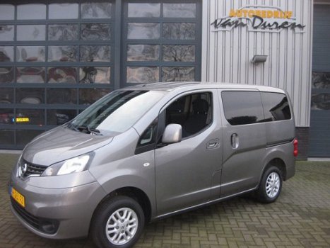 Nissan NV200 - 1.6-16v met Navi, Airco Dubb.Cabine en Rolstoelrijplaat - 1