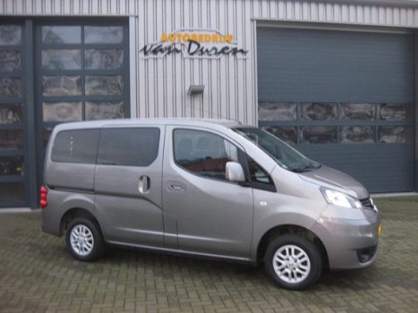 Nissan NV200 - 1.6-16v met Navi, Airco Dubb.Cabine en Rolstoelrijplaat - 1