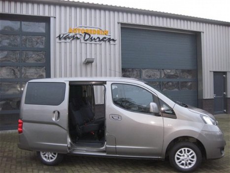 Nissan NV200 - 1.6-16v met Navi, Airco Dubb.Cabine en Rolstoelrijplaat - 1