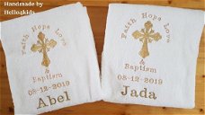 Bad handdoek heilig kruis doopkleed ceremonie deken Goud