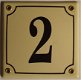 Emaille huisnummers, huisnummerborden, huisnummerbordjes, naamplaten - 1 - Thumbnail
