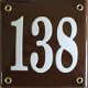 Emaille huisnummers, huisnummerborden, huisnummerbordjes, naamplaten - 6 - Thumbnail