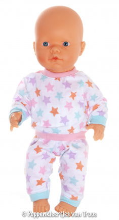 Mon Bébé 40 cm sterren pyjama