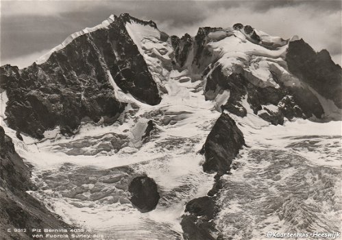 Zwitserland Piz Bernina 4055m. von Fuorcia Surley - 1