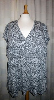 Wit met grijs zomershirt MS xxl circa maat 54 MS02 - 1