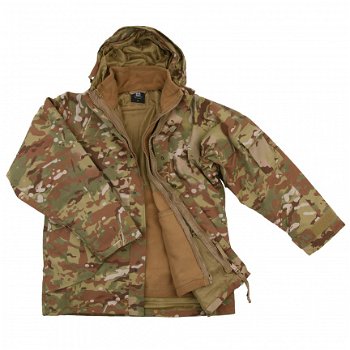 G1 Rain parka with liner multi camo - 1