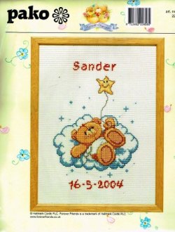 PAKO BORDUURPAKKET FOREVER FRIENDS (GEBOORTE) SANDER