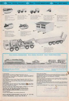 Catalogen Roco mini tanks 1979/80 Volledig programma - 3