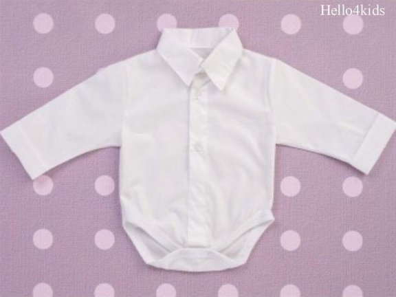 new baby kostuumpje bruidsjonker pakje doop doopkleding bretels - Afbeelding 3
