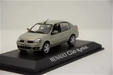 1:43 Norev 517560 Renault Clio Symbole 2007 Angora Beige 4 deurs sedan