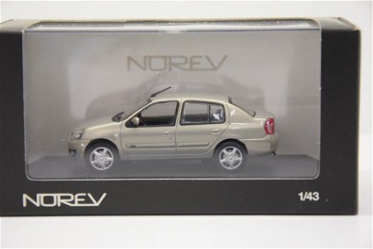 1:43 Norev 517560 Renault Clio Symbole 2007 Angora Beige 4 deurs sedan - 4