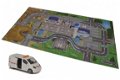 Majorette 212056410 Creatix Playmat Construction met Renault Trafic busje - 1 - Thumbnail