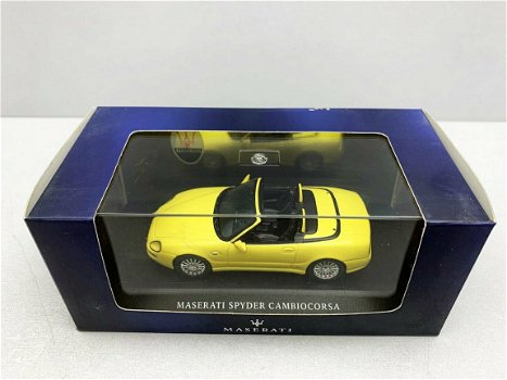 1:43 Ixo MOC029 Maserati Spyder Cambiocorsa Yellow - 0