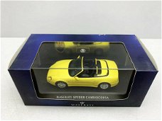 1:43 Ixo MOC029 Maserati Spyder Cambiocorsa Yellow
