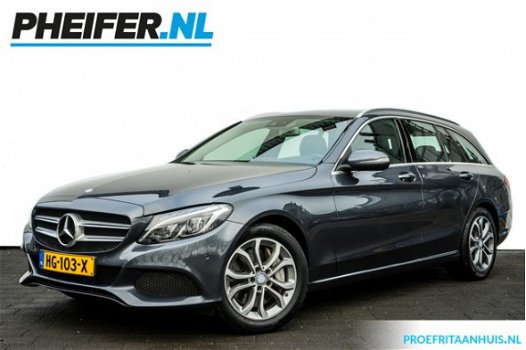 Mercedes-Benz C-klasse Estate - 350e 279pk Aut.7 Lease Edition Excl. btw/ LED koplampen/ Half ledere - 1