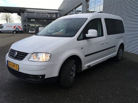 Volkswagen Caddy Maxi - 2.0 EcoFuel/Benzine 6p. Roelstoelvervoer/ knielsysteem (incl. BTW) rollstuhl - 1