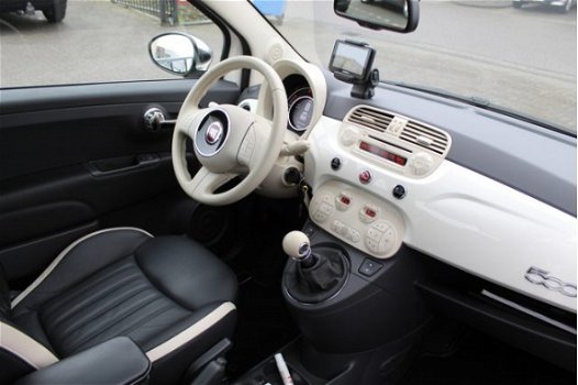 Fiat 500 - 0.9 TwinAir Turbo Rivièra Maison Navigatie/Panoramadak/Climate controle/Lederen bekleding - 1