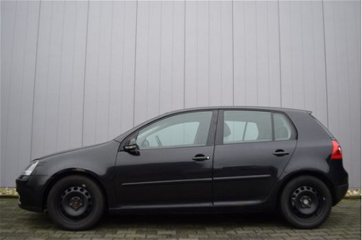 Volkswagen Golf - 2.0 TDi 140pk 5Drs Sportline Zwart Leder, Full Map Navi, ECC, Sportstoelen - 1