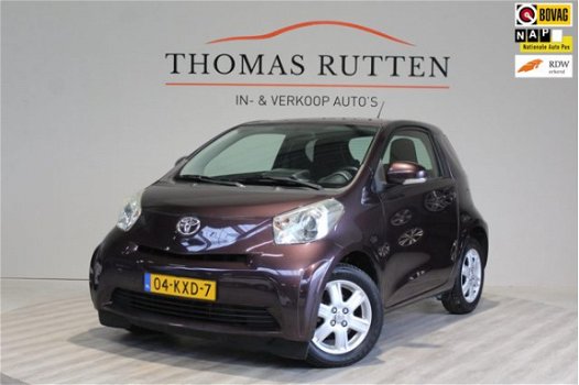 Toyota iQ - 2010/ NAP/ Airco/ Navi/ Elek Ramen + Spiegels/ Stuur bed./ Onderhoudsboekjes - 1