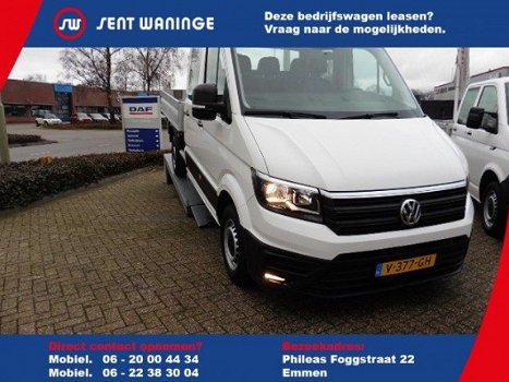 Volkswagen Crafter - 35 2.0 TDI L3 Dubbele Cabine Highline 102 PK AIRCO TREKHAAK CRUISE - 1