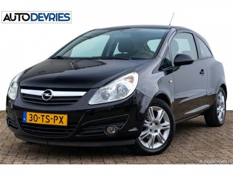 Opel Corsa - 1.2 16v 80pk 3drs. Enjoy Airco/LMV/Org.audio - 1