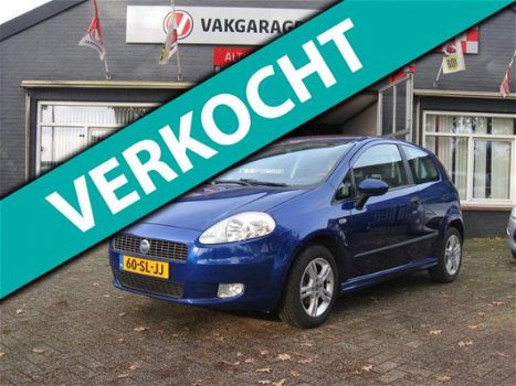 Fiat Grande Punto - 1.2 Sportsound Airco, Rijklaarprijs NAP - 1