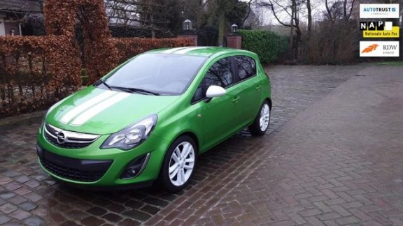 Opel Corsa - 1.4-16V Design Edition sportief met navi, cruise en airco en PDC. Moet je gezien hebben - 1