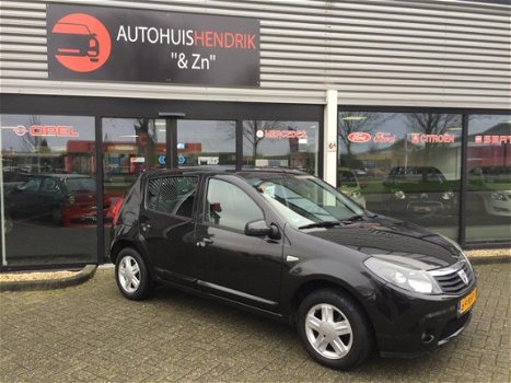 Dacia Sandero - 1.2 Blackline goede staat, vele optie, s, airco, elec ramen, cv, cd, metalic lak, 5 - 1