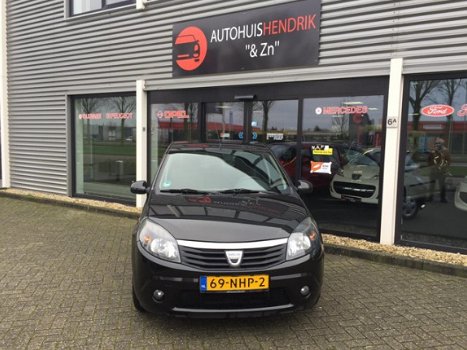 Dacia Sandero - 1.2 Blackline goede staat, vele optie, s, airco, elec ramen, cv, cd, metalic lak, 5 - 1