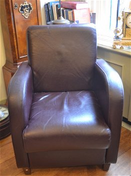 Art Deco fauteuil, Amsterdamse school - 2