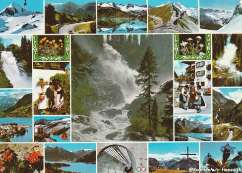 Oostenrijk Krimmler Wasserfalle, Oberpinzgau Salzburg - 1