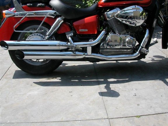 BSM RVS Uitlaat Honda VT 750 C4 / C5 - nr. 1