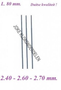 === Tamponstaal = nieuw = 3 stuks === 41485