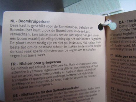 ESSCHERT DESIGN - BOOMKLEVER & BOOMKRUIPER - NESTKAST - 3