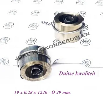 =Opwindveer = Franse pendule = 19 mm. = 30153 - 0