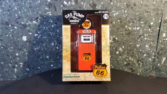 1951 Wayne gas pump PHILLIPS 66 ethyl 1:18 Greenlight - 3