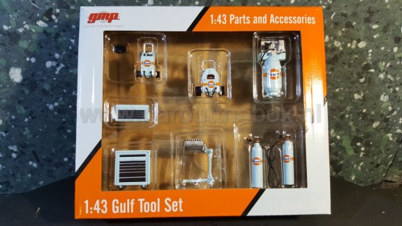GULF garage tool set 1:43 GMP - 1