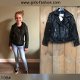 Leuk nieuw zwart jasje met zilveren studs mt 110-116 - 2 - Thumbnail