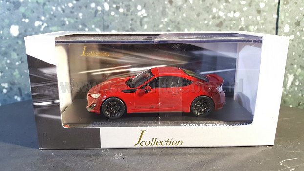 Toyota 86 TRD perfomance line rood 1:43 Jcollection - 3