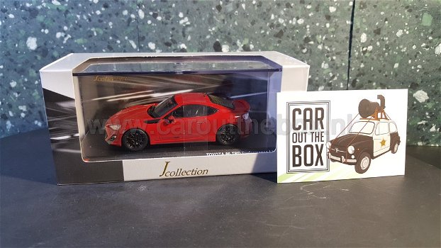 Toyota 86 TRD perfomance line rood 1:43 Jcollection - 4
