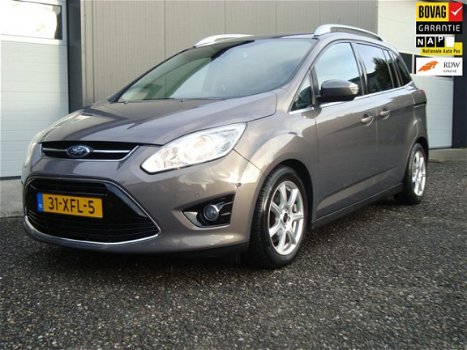 Ford Grand C-Max - 1.6 EcoBoost Titanium 7p. Climat, Navi, Trekhaak, Wielsets, incl. Garantie, Apk e - 1