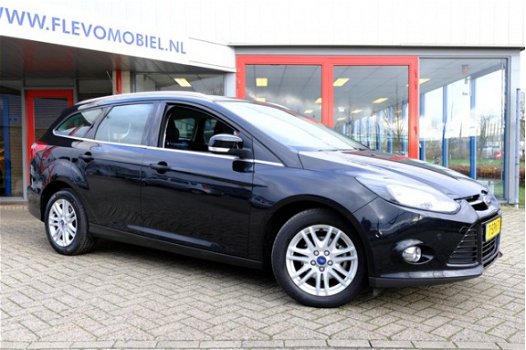 Ford Focus Wagon - 1.6 TDCI ECOnetic Lease Titanium Leder/Navi/Parkeerhulp/PDC/Enz - 1