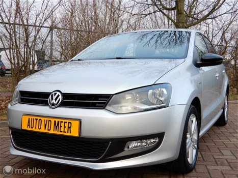 Volkswagen Polo - 1.2 BlueMotion Comfortline MULTUFUNC.STUUR/AIRCO/HALF LEDER/ARMSTEUN/LM VELGEN/ETC - 1